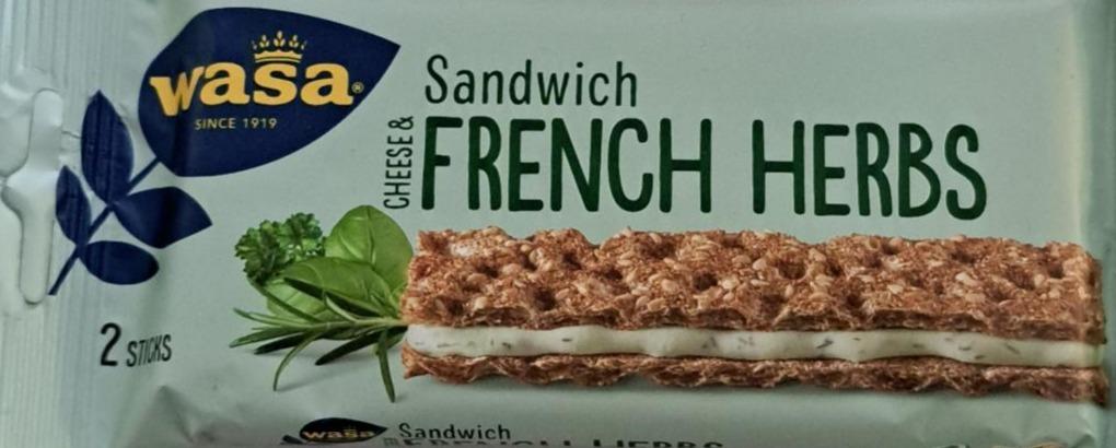 Zdjęcia - Sandwich cheese & french herbs Wasa