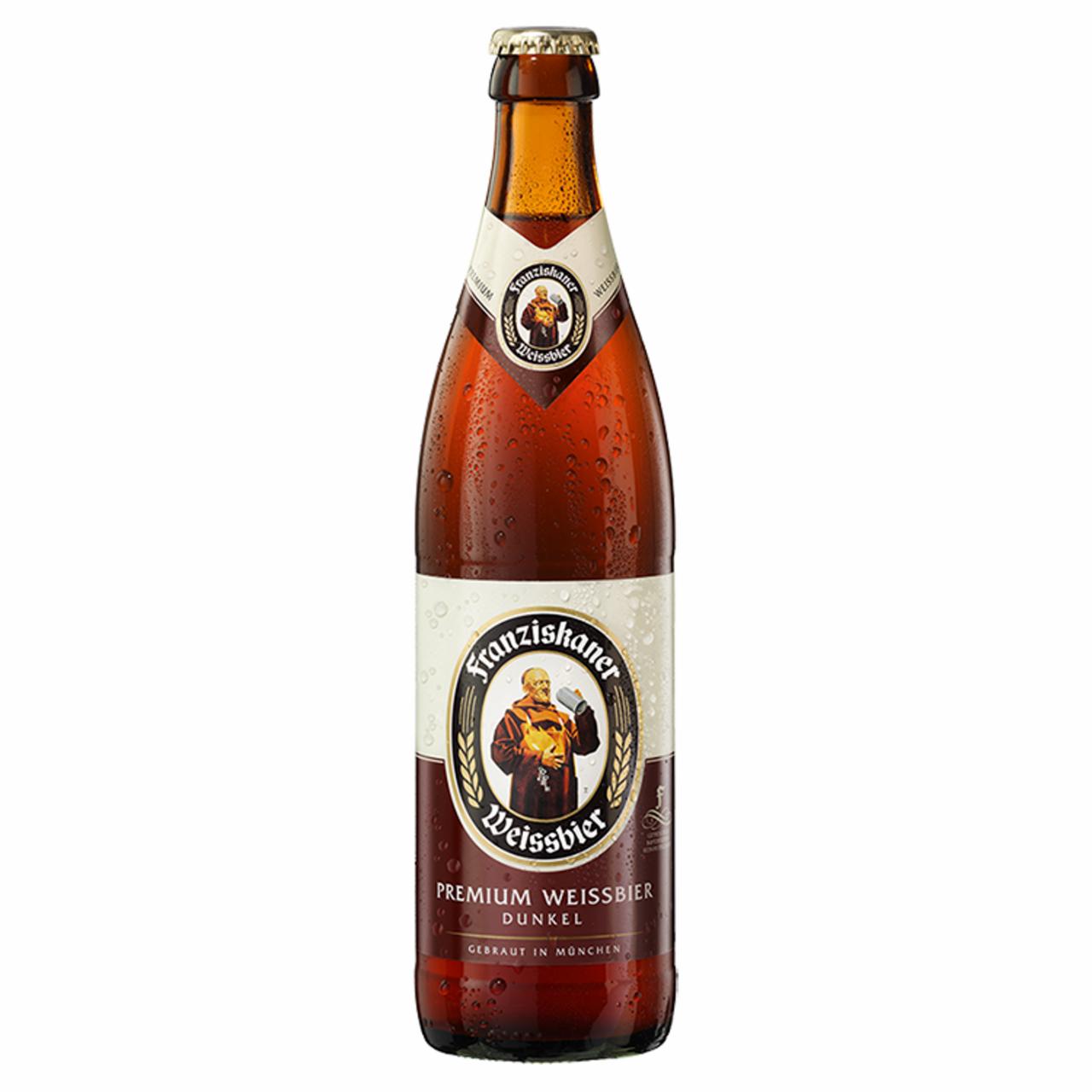 Zdjęcia - Franziskaner Weissbier Piwo pszeniczne ciemne 0,5 l