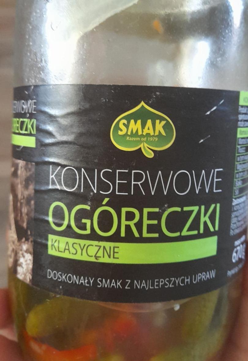 Zdjęcia - Smak Konserwowe ogóreczki klasyczne 670 g