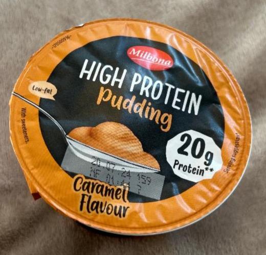 Zdjęcia - High protein caramel flavour pudding Milbona