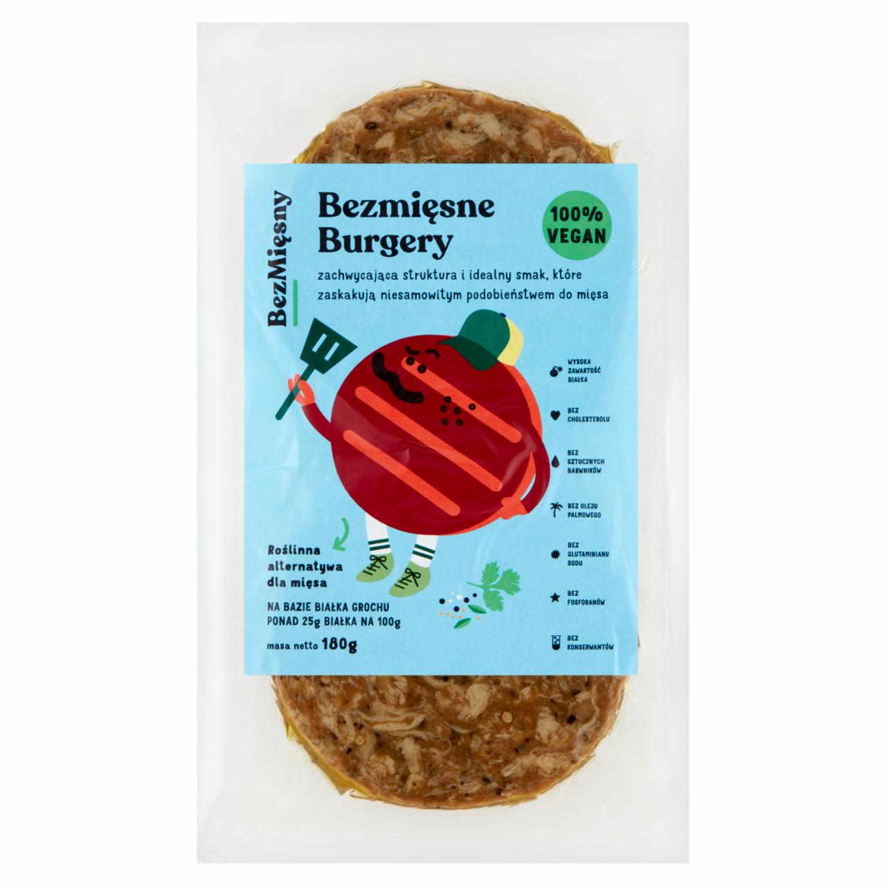 Zdjęcia - BezMięsny Bezmięsne burgery 180 g