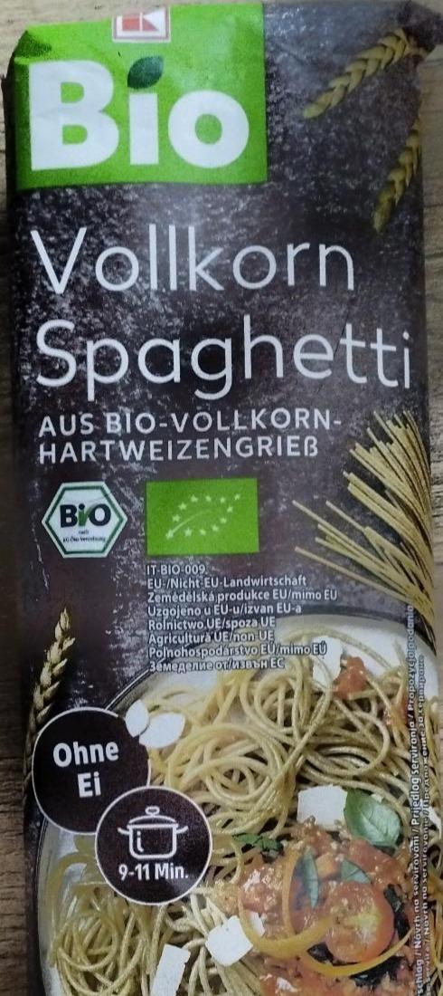 Zdjęcia - Vollkorn spaghetti Bio kaufland