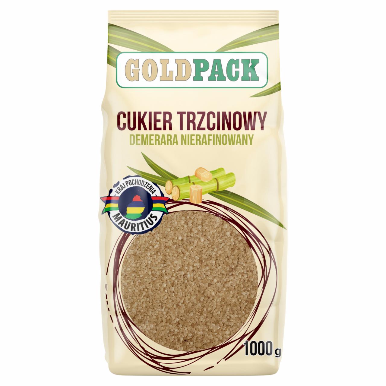 Zdjęcia - Natürlich Goldpack Cukier trzcinowy nierafinowany Demerara 1 kg