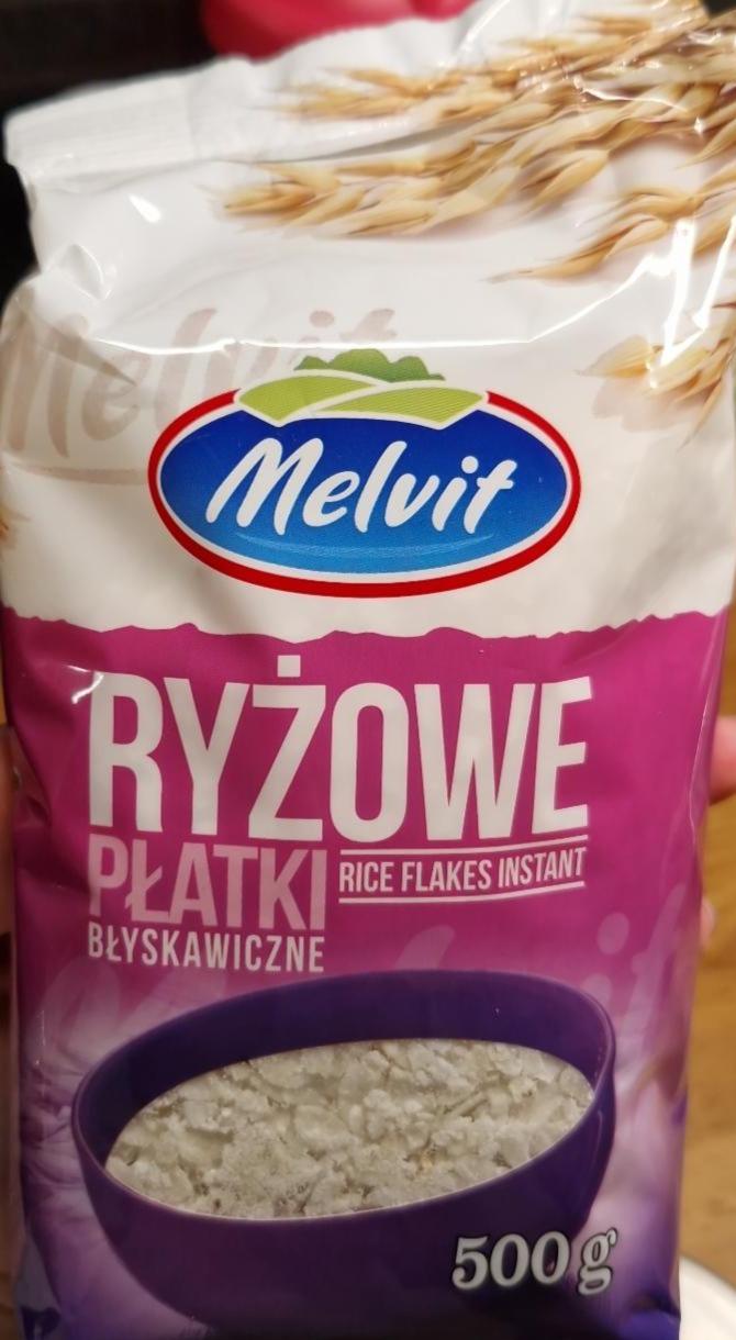 Zdjęcia - Melvit Ryżowe płatki błyskawiczne 500 g