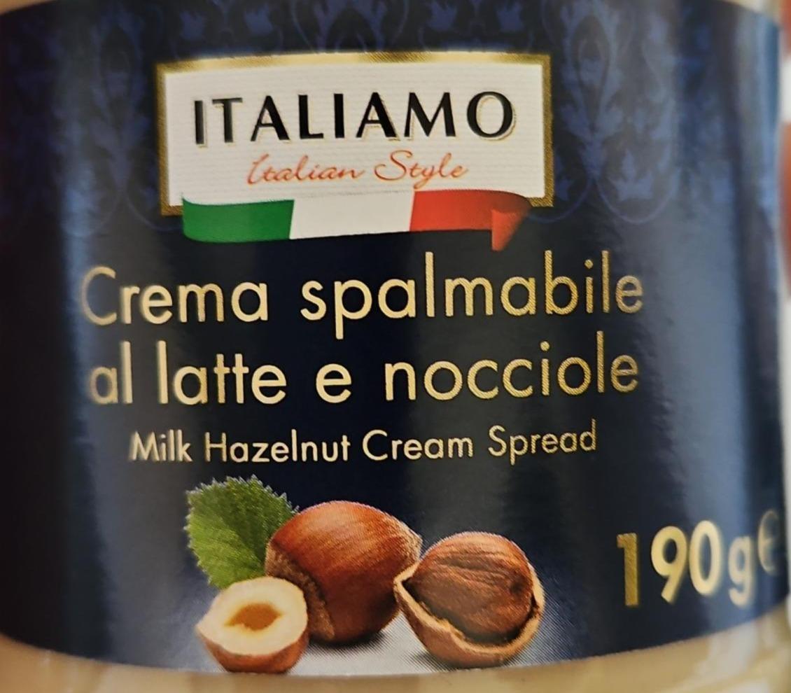 Zdjęcia - Crema spalmabile al latte e nocciole Italiamo