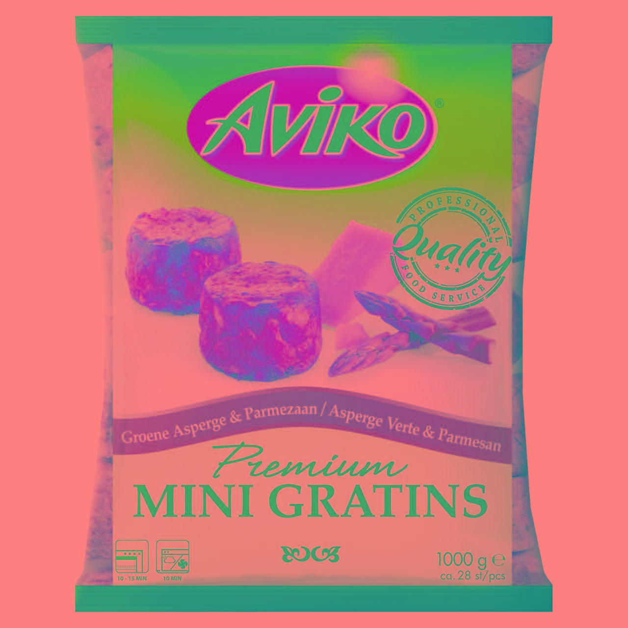 Zdjęcia - Aviko Mini gratiny ze szparagami i parmezanem 1 kg