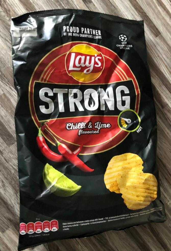 Zdjęcia - Strong Chilli & Lime flavoured Lay's