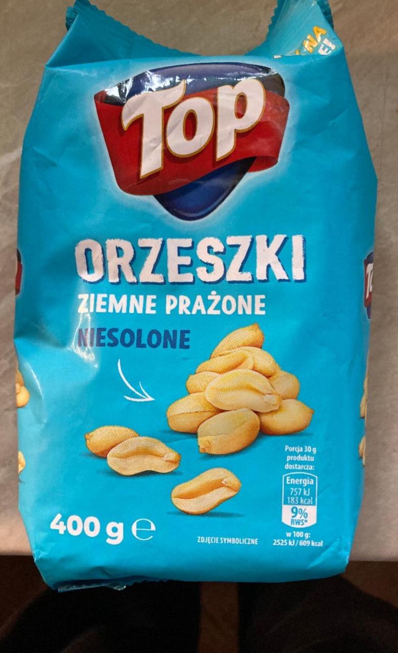 Zdjęcia - Orzeszki ziemne prażone niesolone TOP