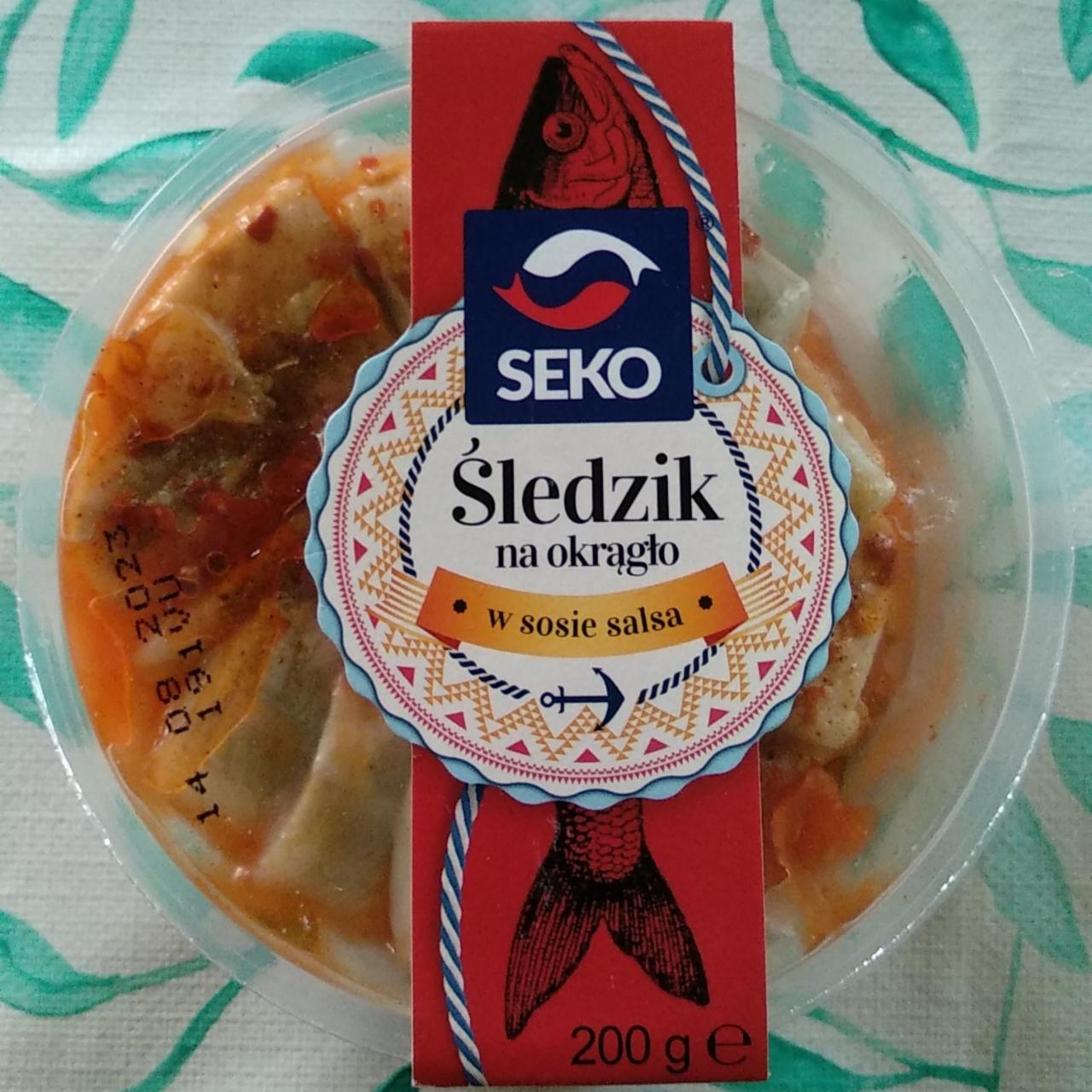 Zdjęcia - SEKO Śledzik na okrągło w sosie salsa 200 g