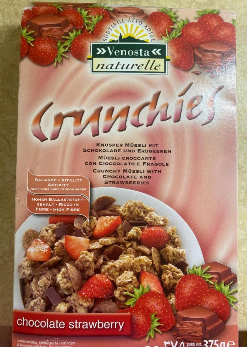 Zdjęcia - Crunchies chocolete strawberry Venosta