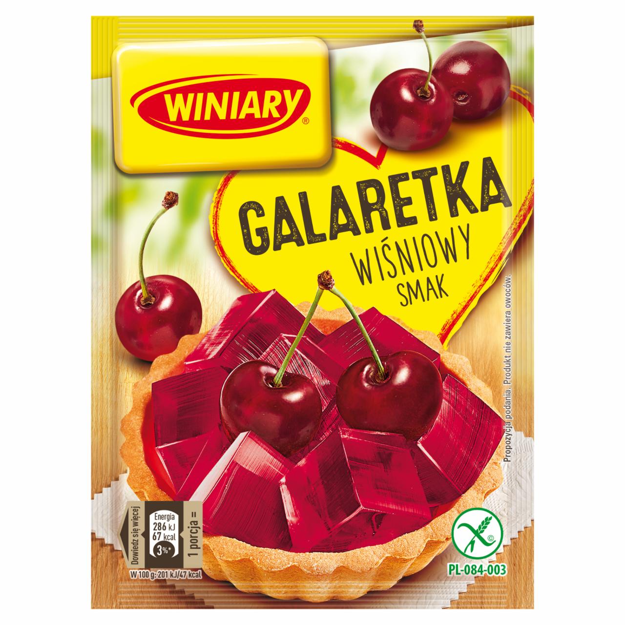 Zdjęcia - Winiary Galaretka wiśniowy smak 71 g