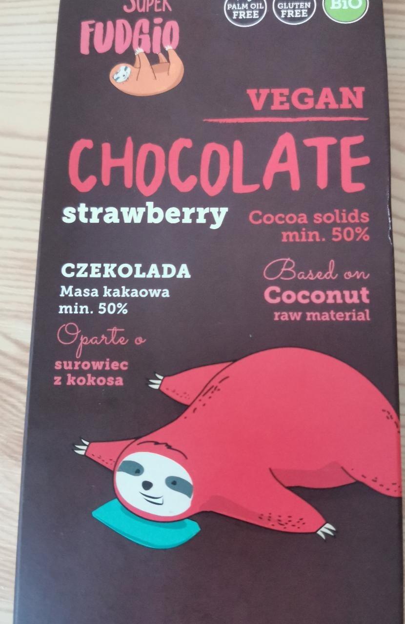 Zdjęcia - Vegan Chocolate strawberry Super Fudgio