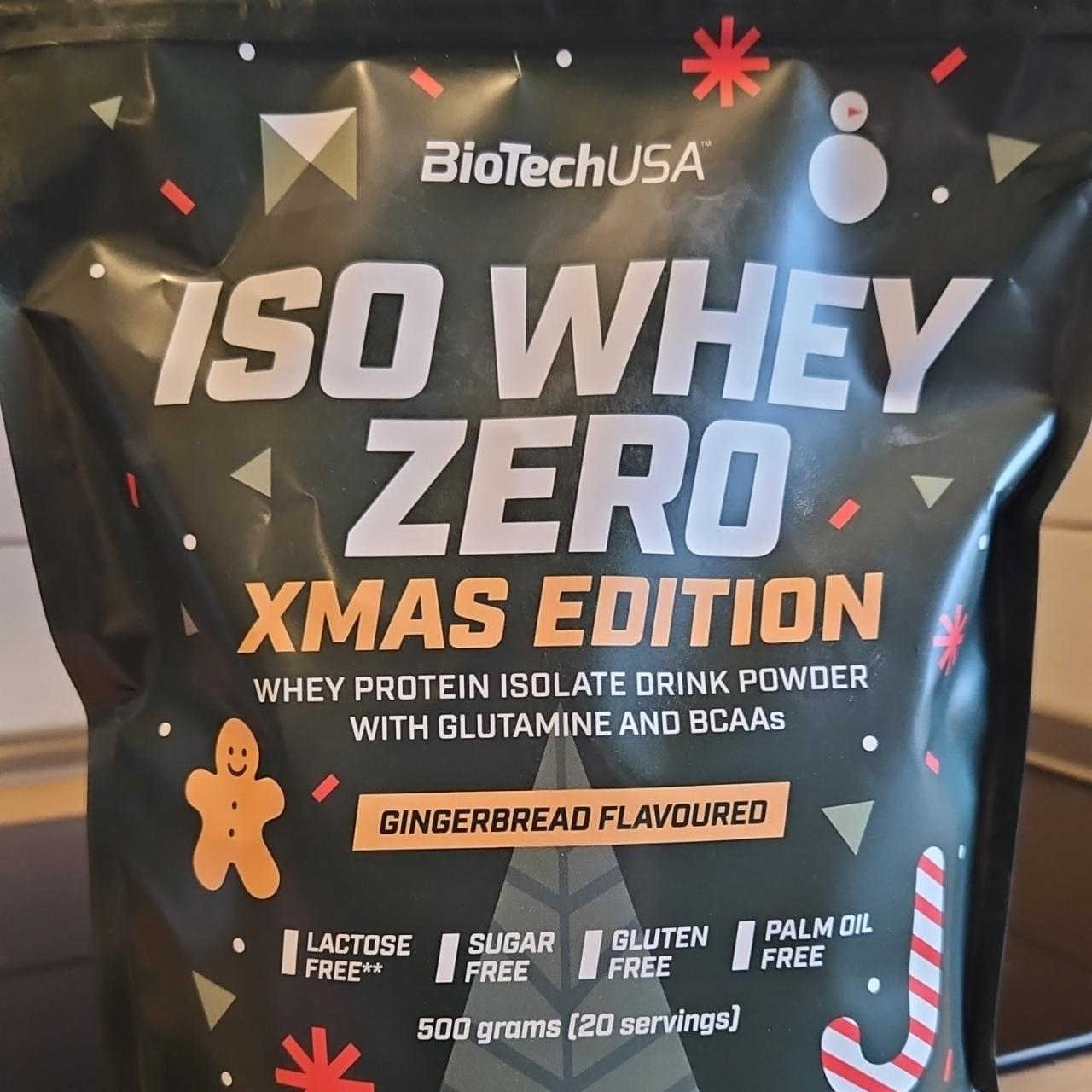 Zdjęcia - Iso whey zero xmas edition Gingerbread flavour BioTechUSA