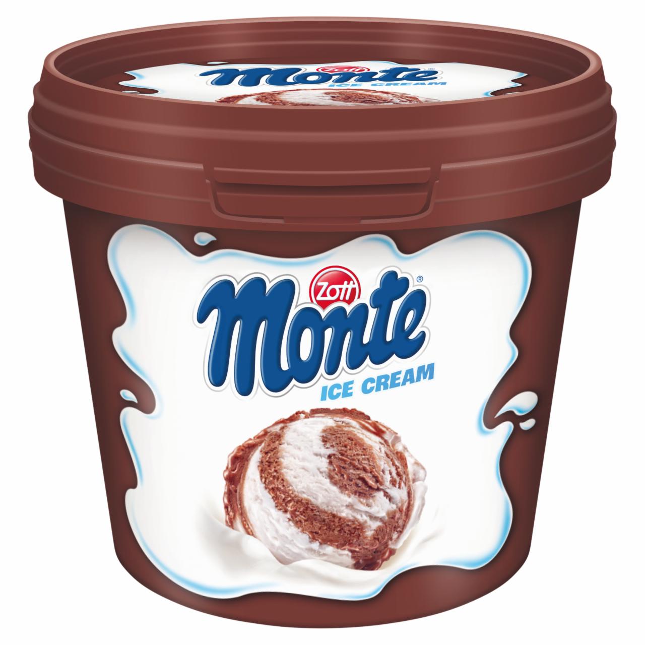 Zdjęcia - Zott Monte Lody śmietankowe i lody czekoladowo-orzechowe 150 ml