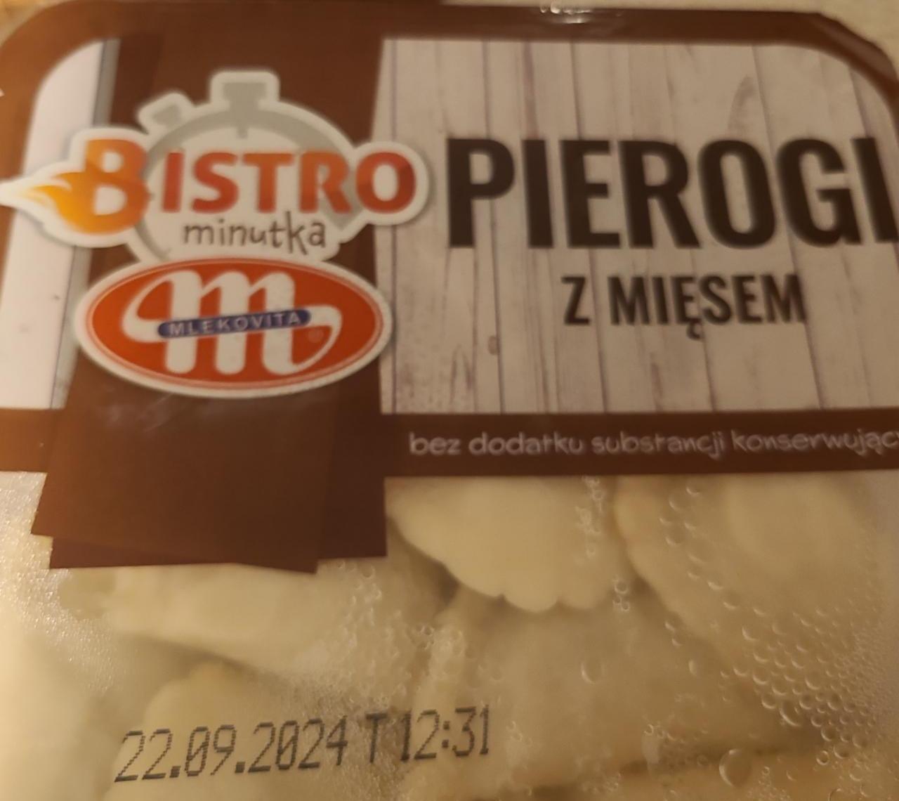 Zdjęcia - Pierogi z mięsem bistro minutka Mlekovita