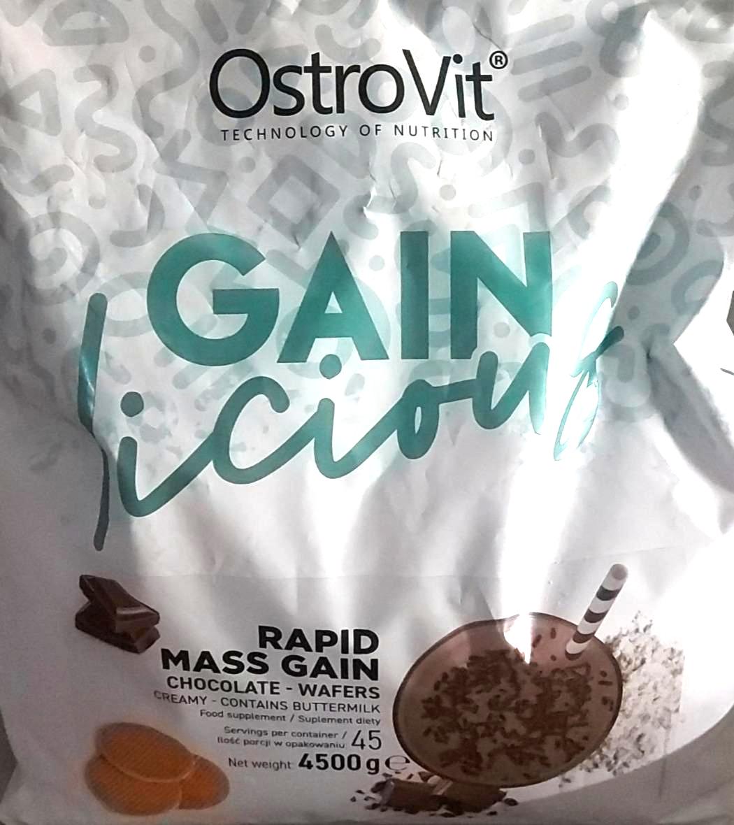 Zdjęcia - Delicious gainer chocolate wafers OstroVit