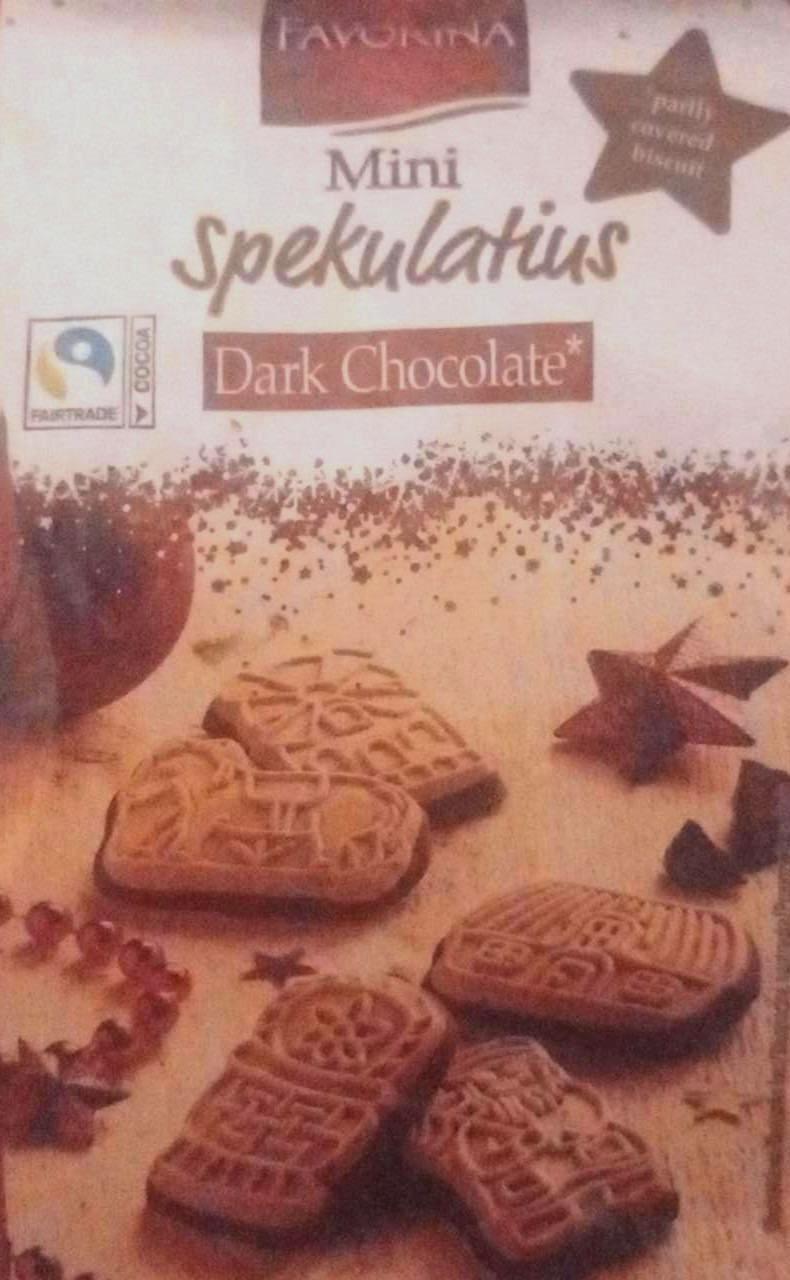 Zdjęcia - Mini spekulatius dark chocolate Favorina