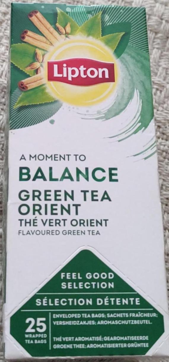 Zdjęcia - A moment to balance green tea orient Lipton