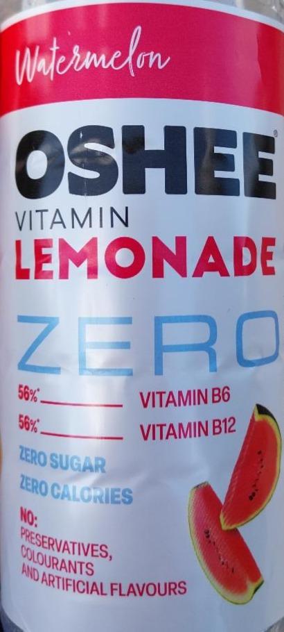 Zdjęcia - Vitamin lemonade zero arbuz Oshee