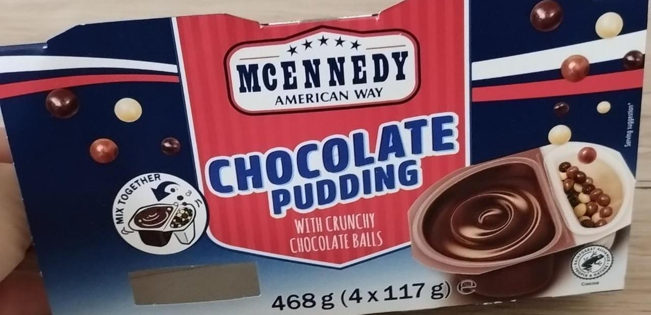 Zdjęcia - Chocolate pudding with crunchy chocolate balls McEnnedy American Way