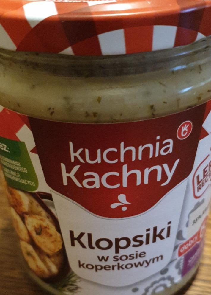 Zdjęcia - Kuchnia Kachny Klopsiki w sosie koperkowym