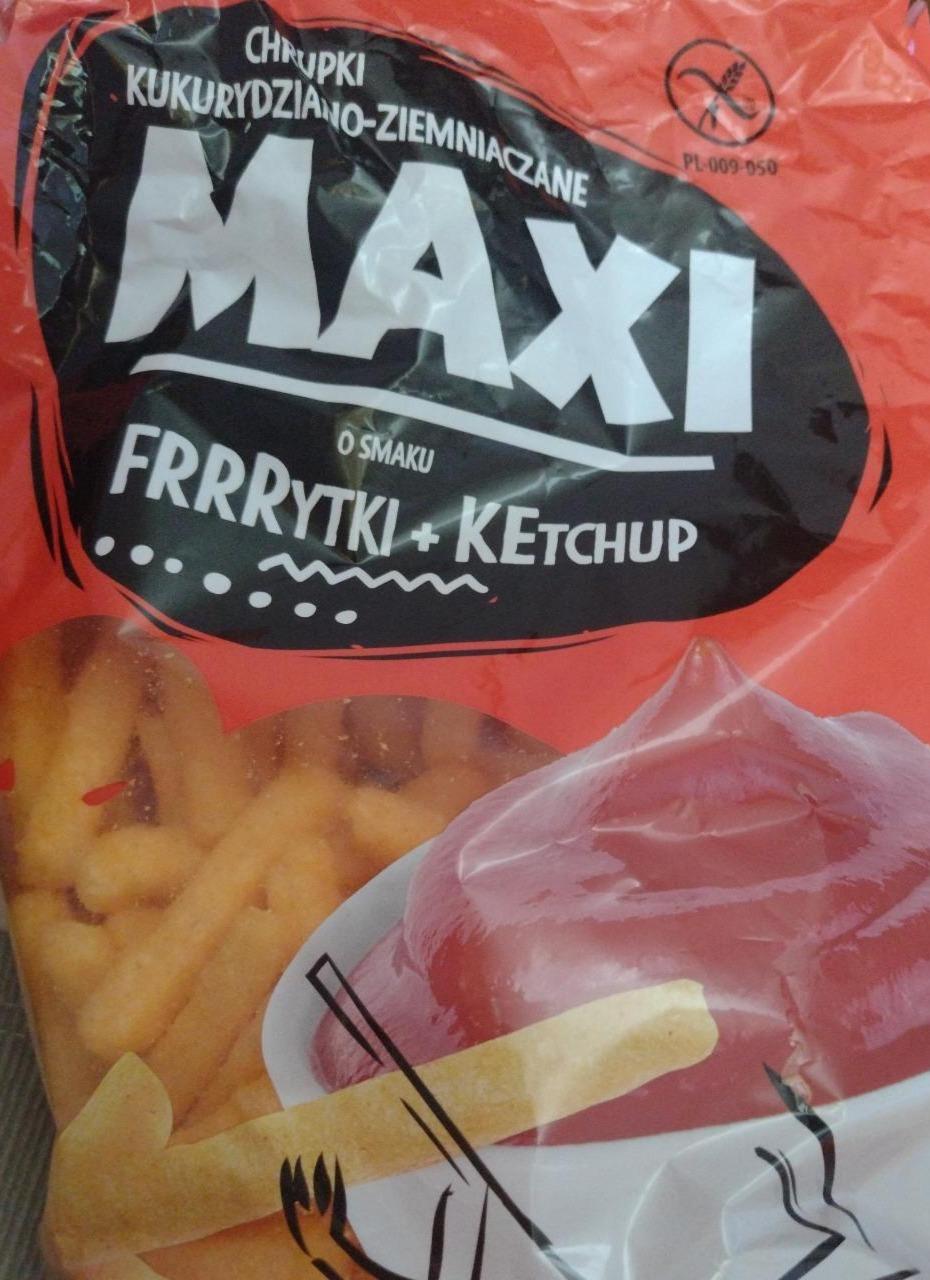 Zdjęcia - Chrupki o smaku frytki ketchup Maxi