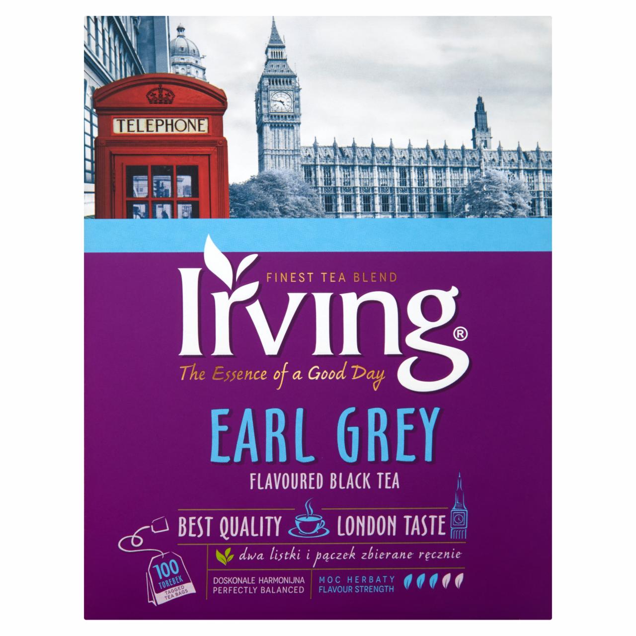 Zdjęcia - Irving Earl Grey Herbata czarna aromatyzowana 150 g (100 torebek)