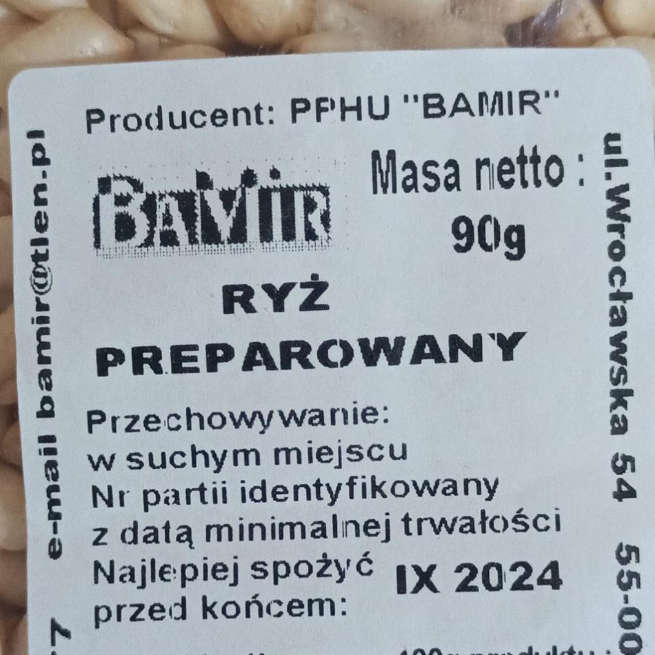 Zdjęcia - Ryż preparowany Bamir