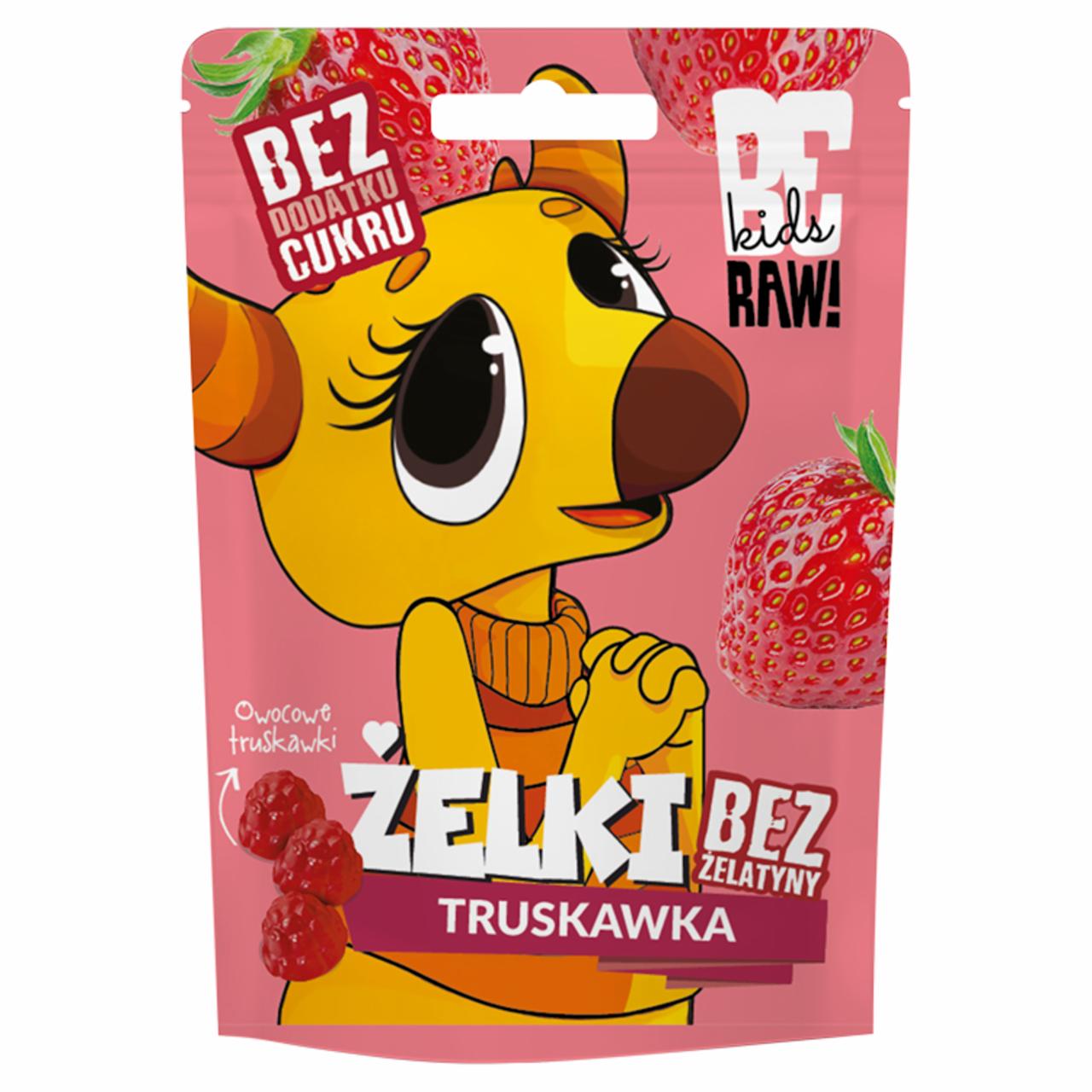 Zdjęcia - Be Raw! Kids Żelki truskawka 35 g