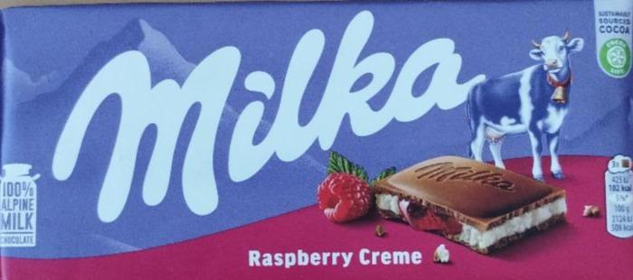 Zdjęcia - Raspberry creme Milka